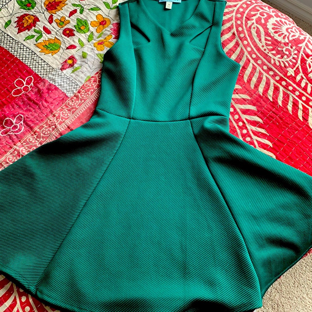 Deep Green Party dress